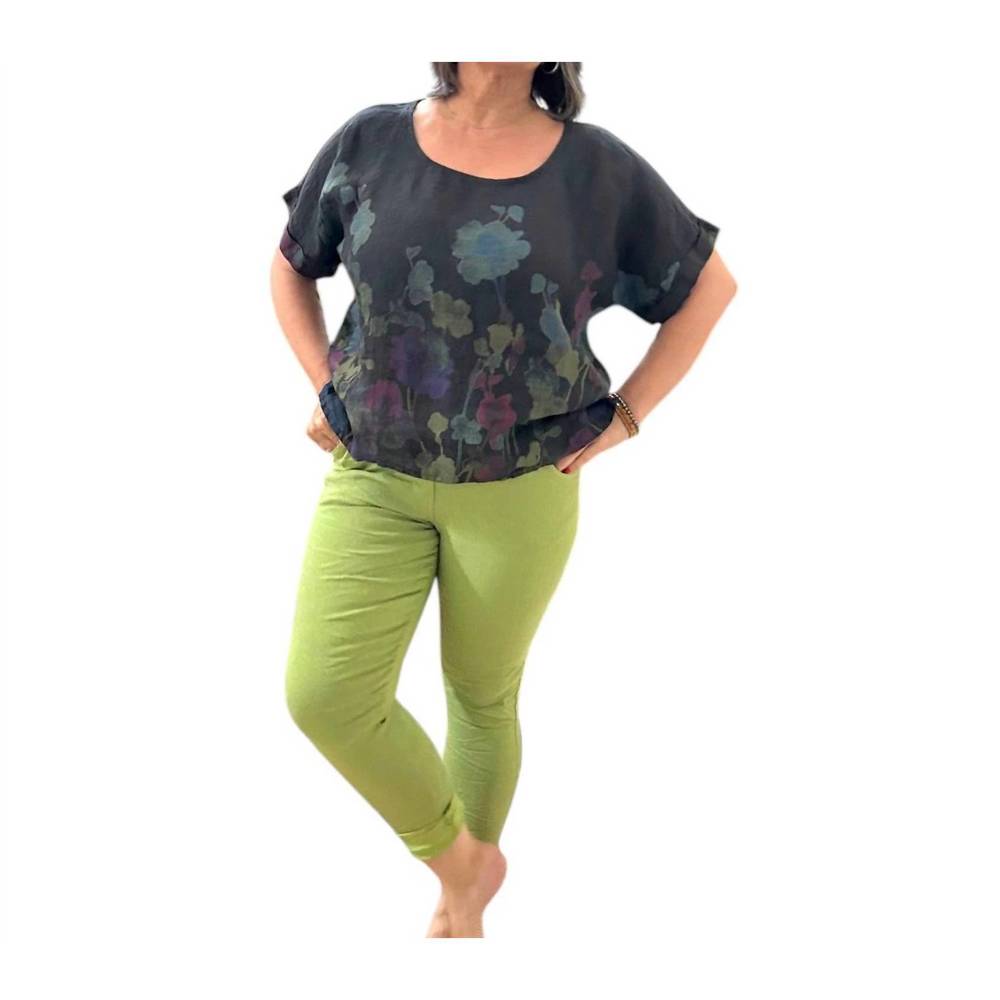 NEW MADE IN ITALY starlight italian magic pants in pistachio green